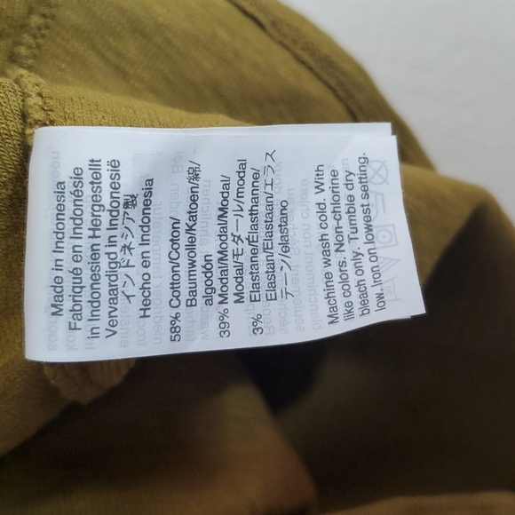 Madewell Audio Knot-Front Tank Top  Size Small in Spiced Olive - Picture 6 of 8